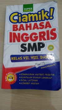 Ciamik! BAHASA INGGRIS SMP