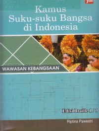 Kamus Suku-Suku Bangsa di Indonesia