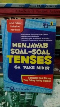 Menjawab Soal - Soal Tenses Ga' Pake Mikir