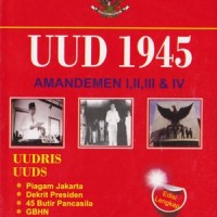 Uud 1945 Amandemen I,ii,iii, & Iv